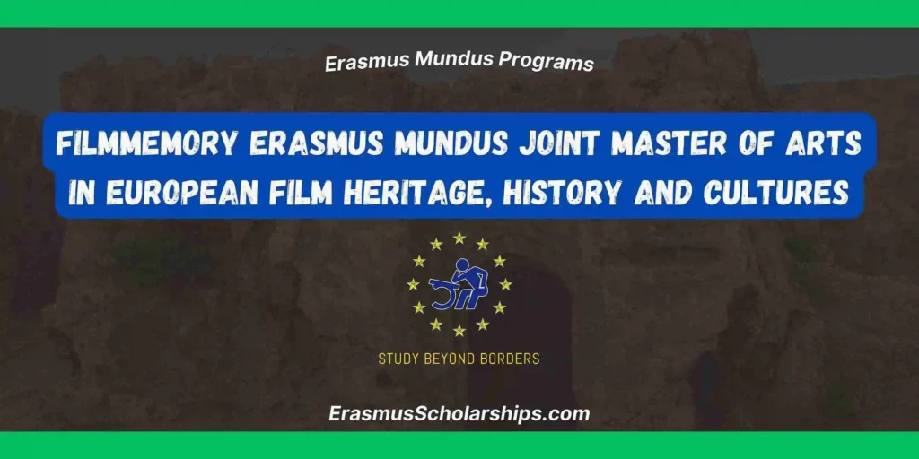 FilmMemory Erasmus Mundus Joint Master of Arts in European Film Heritage, History and Cultures