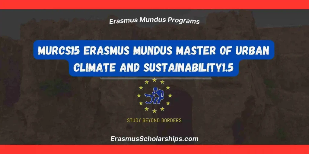 MUrCS15 Erasmus Mundus
